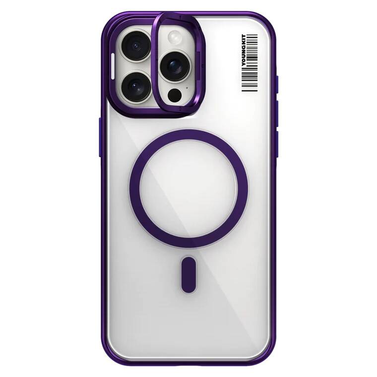 Youngkit Crystal Grid iPhone 14 Pro Max Magsafe Şarj Özellikli Sararma Önleyici Telefon Kılıfı - 2 Youngkit Crystal Grid iPhone 14 Pro Max Magsafe Şarj Özellikli Sararma Önleyici Telefon Kılıfı - 2